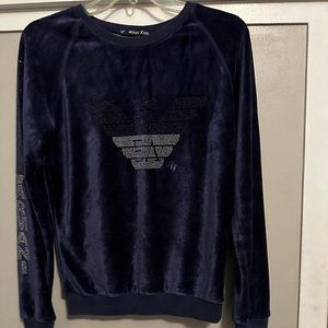 Vintage Armani velour top